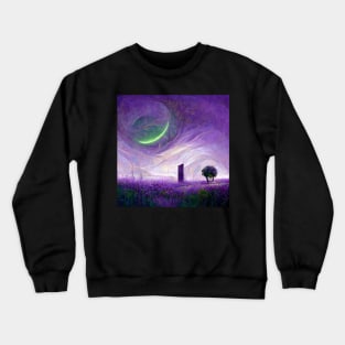 Alien Planet | Broken Moon Crewneck Sweatshirt